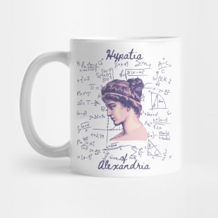 Hypatia of Alexandria Portrait and Quote Mug